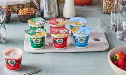 Yeo Valley - 6 yogurts in a tray