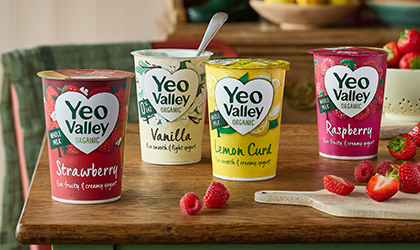 Yeo Valley - 4 pots of yogurt - Convenience
